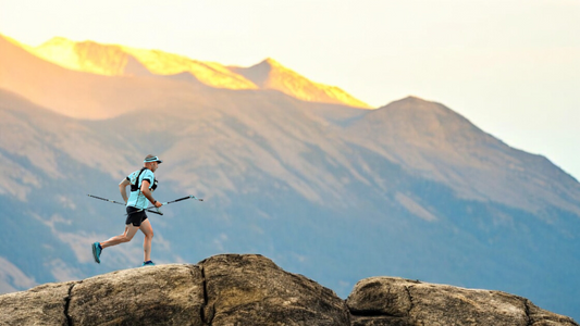 Mountain runner fueled by Long Run Coffee