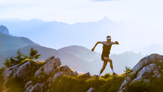 Runners and social identity - man trail running