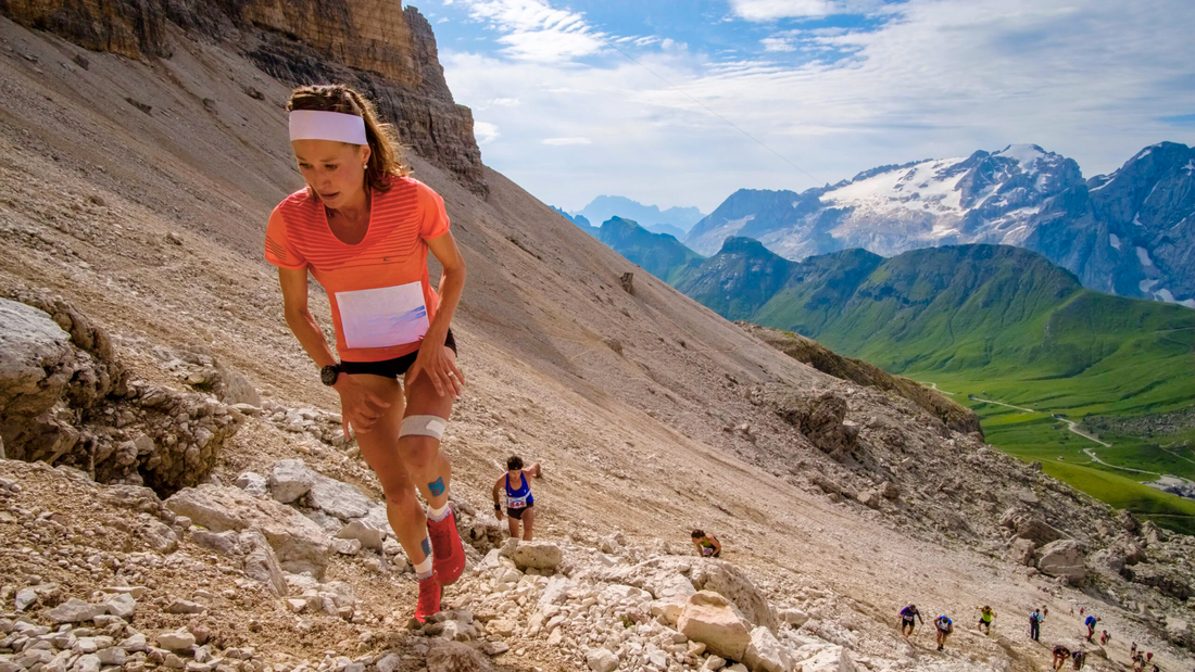 Trail runner fueled by Long Run Coffee Electrolyte Infused Coffee for Runners