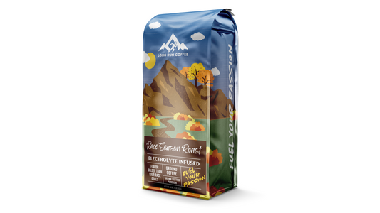 Race Season Roast Brown Butter Pumpkin Long Run Coffee Electrolyte Infused Coffee