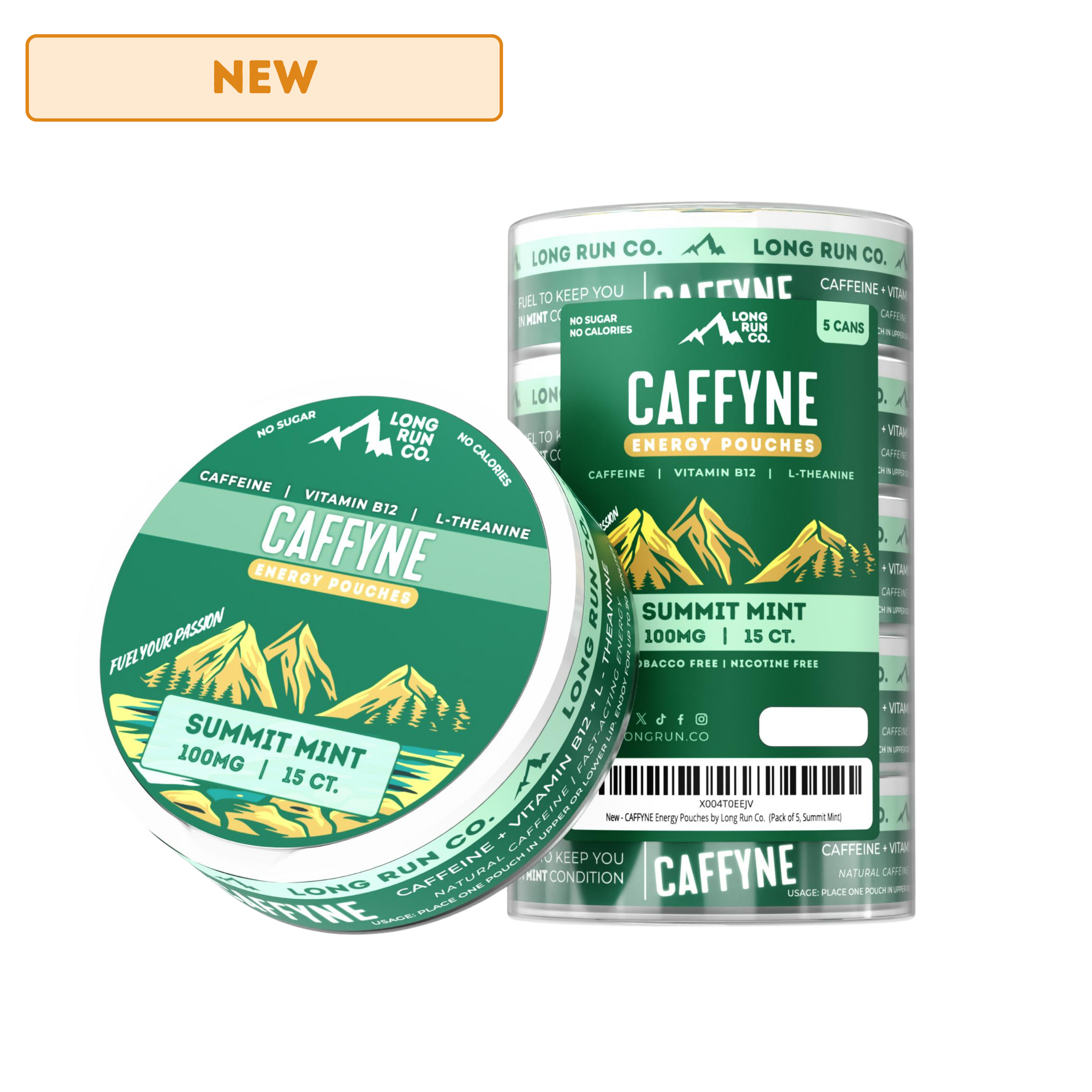 Caffyne Energy Pouches - Summit Mint