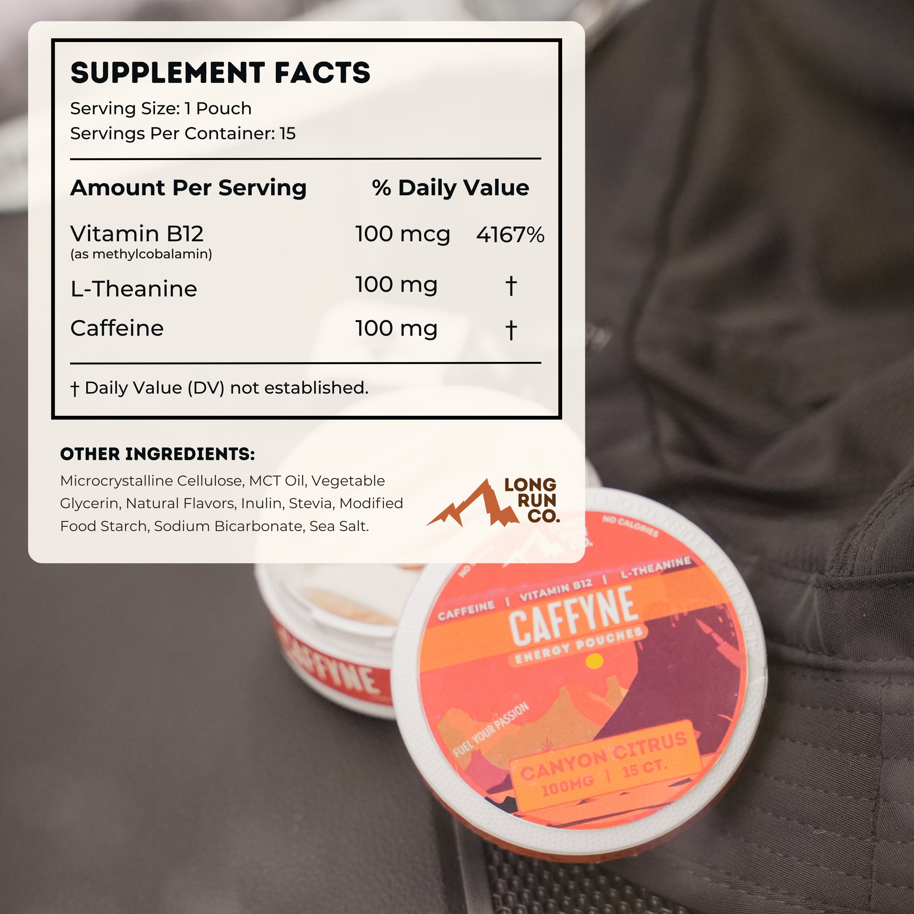 Caffyne Energy Pouches - Canyon Citrus