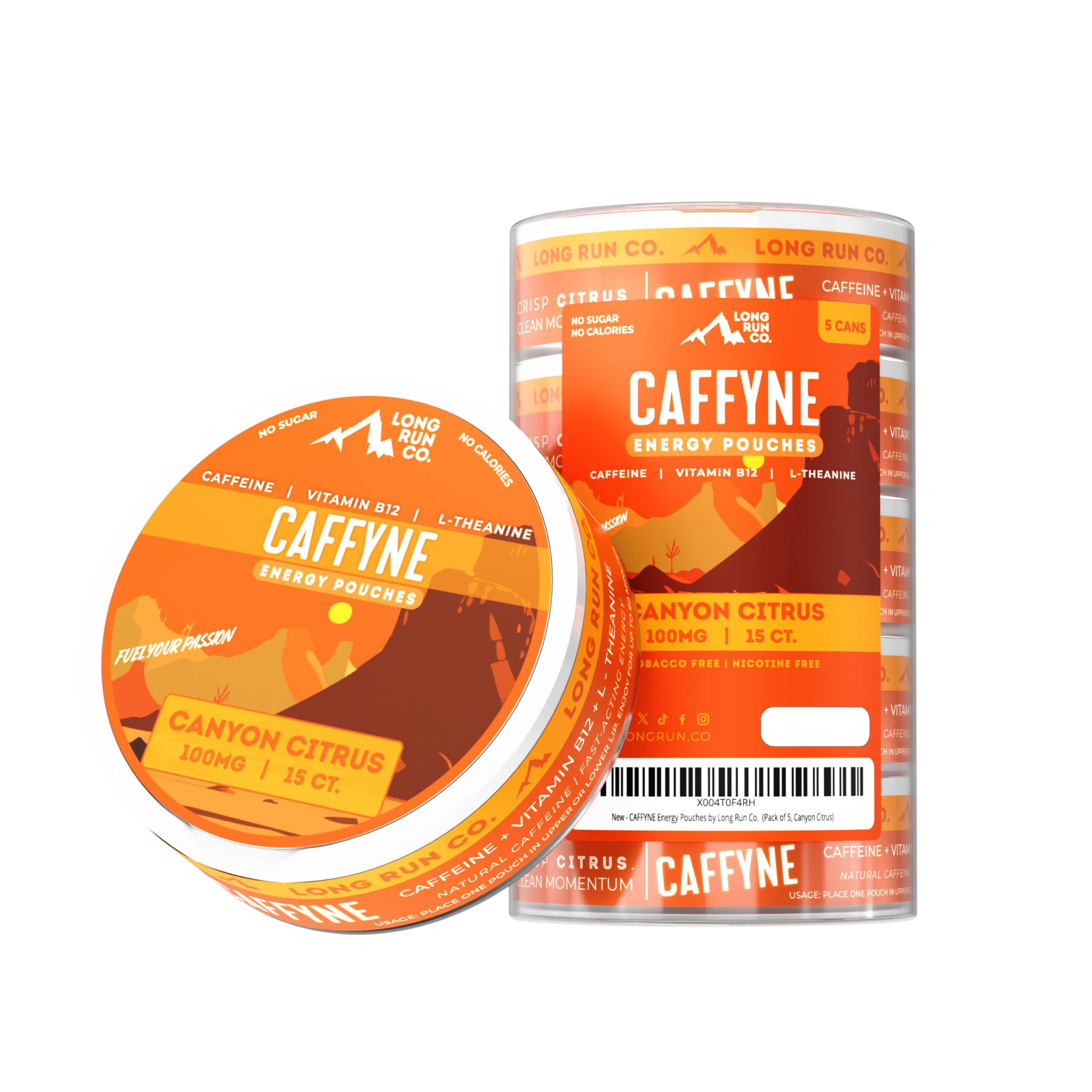 Caffyne Energy Pouches - Canyon Citrus