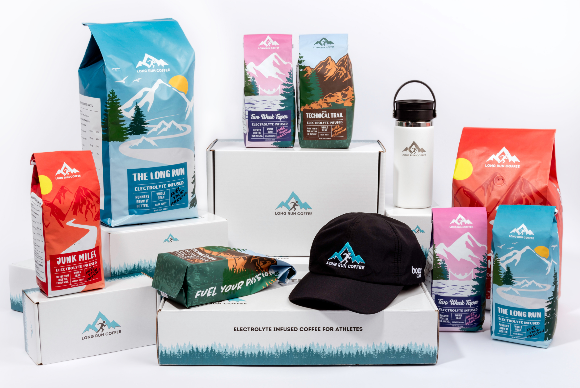 Long Run Co. helps athletes fuel, recover, and sleep better. Award winning electrolyte infused Long Run Coffee