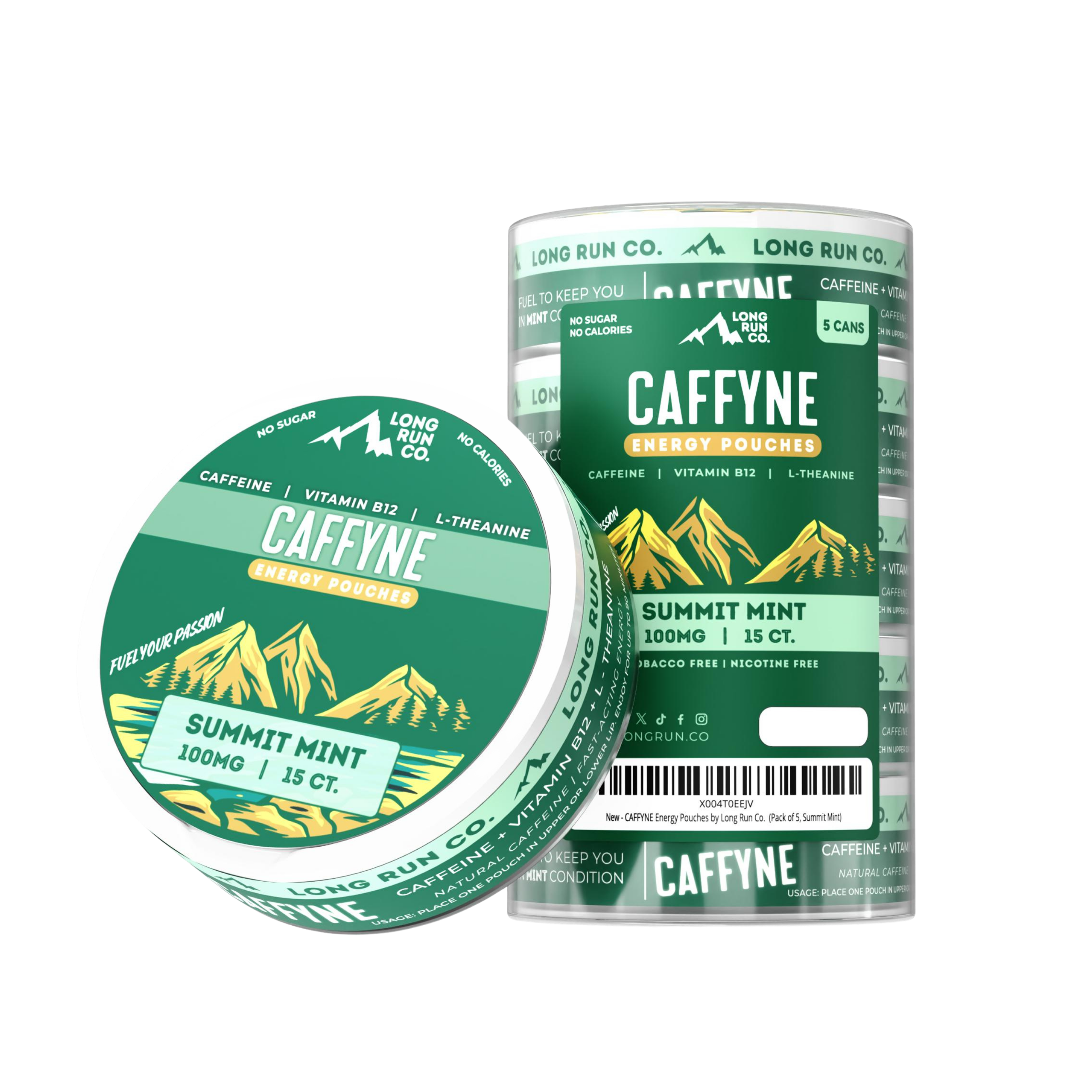 Caffyne Energy Pouches - Summit Mint