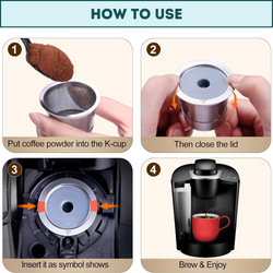 Reusable Keurig Pod - Stainless Steel